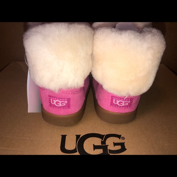 NWT UGG Australia Toddler Pink MALLYA boot size 2/3 100% Authentic - Picture 8 of 14